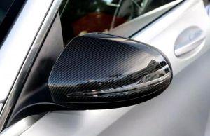 Накладки на зеркала карбоновые для Mercedes Benz W205 2014-